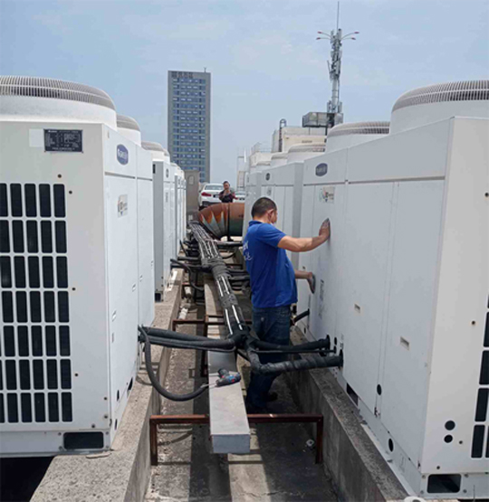 禹王台中央空调制热和不制冷系统维修方法